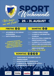 Mehr über den Artikel erfahren Sportwochenende 2025
